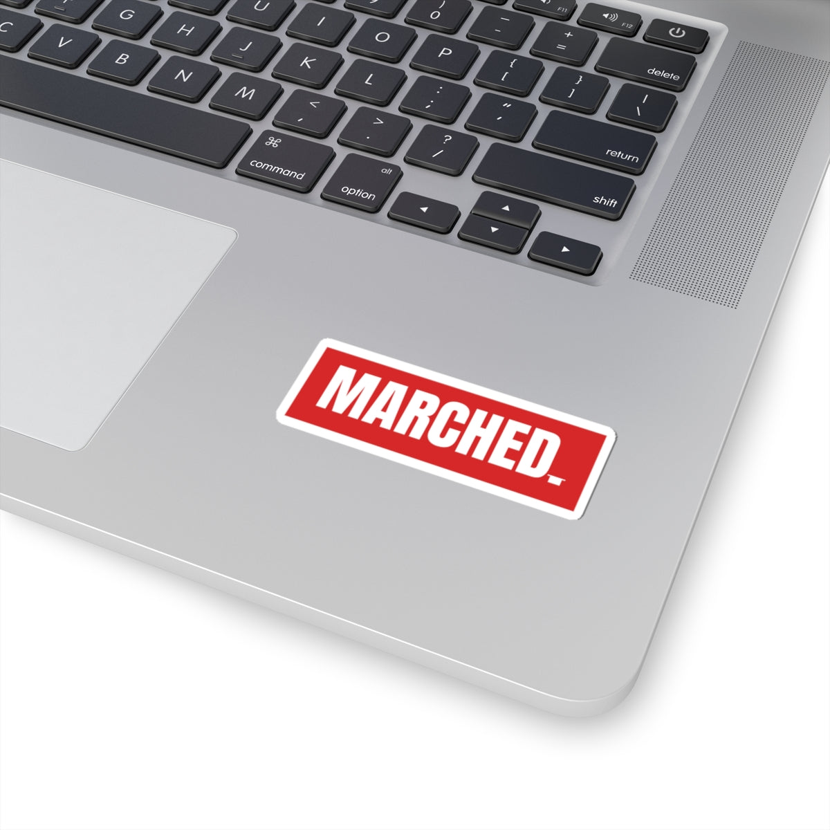 "MARCHED." Logo Sticker FREE w/ $35+ Order